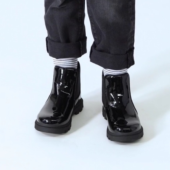 Native  Toddler & Big Kid Kensington Gloss Boots black - Picture 2 of 11